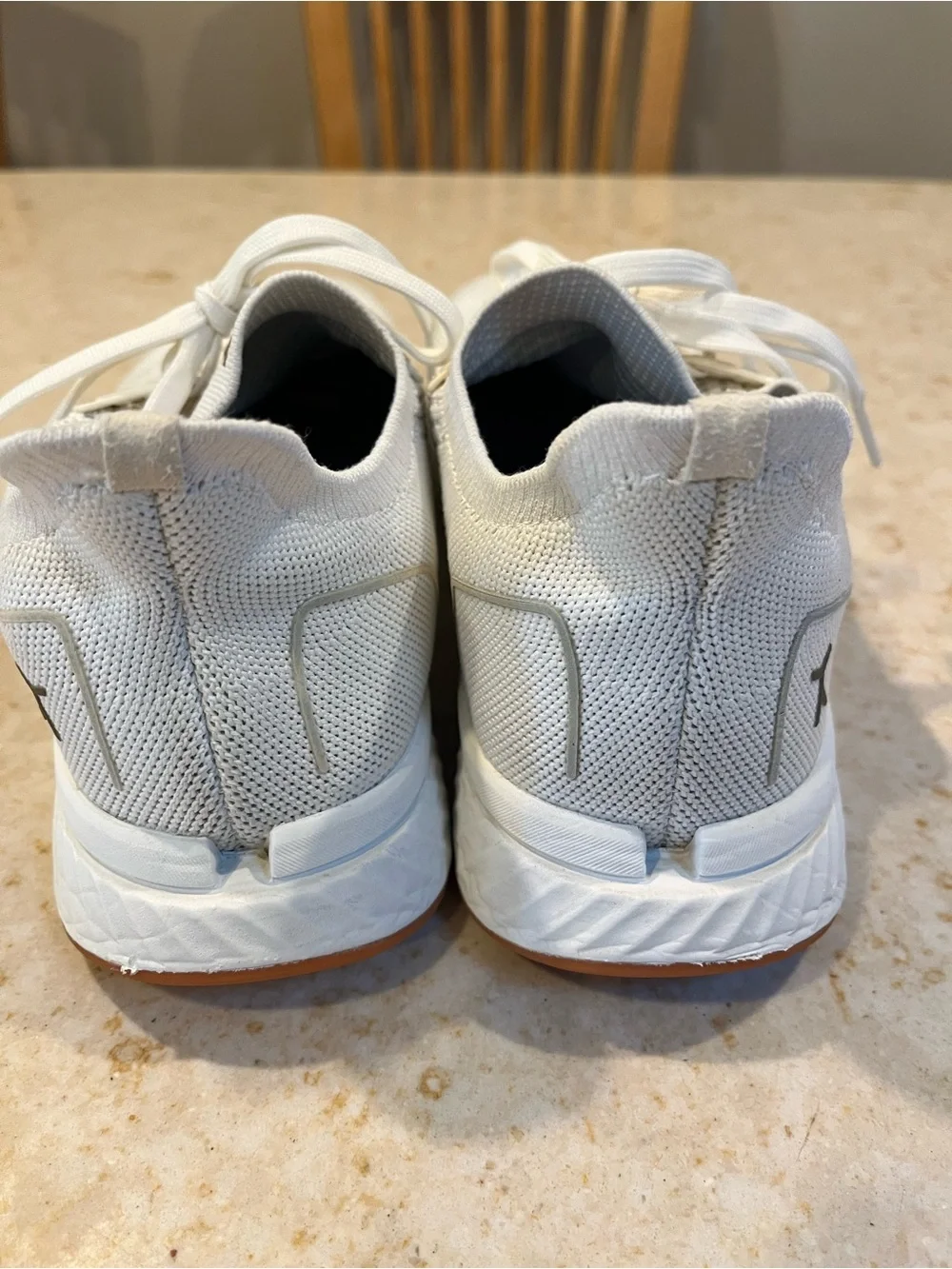 Flux Lightweight White Knit Men's Sneakers